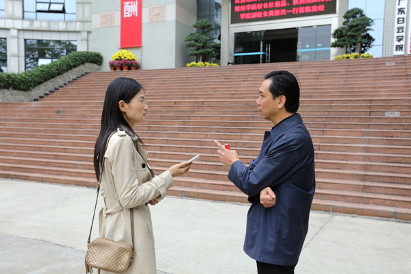 谢可滔董事长接受南方日报社的采访