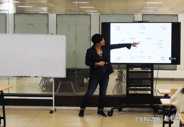 谢珊老师在讲解性格职业地图p.jpg